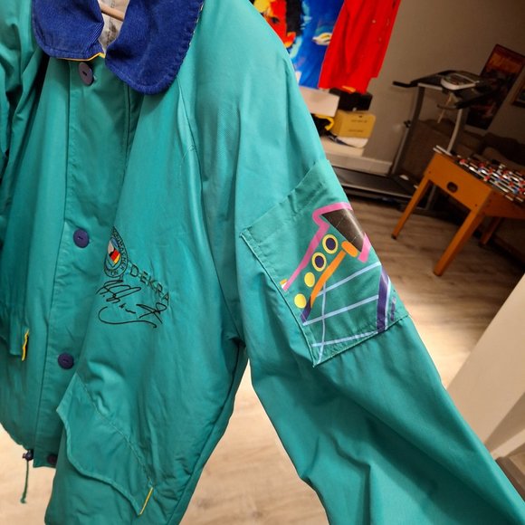 Michael Schumacher Formula one F1 green racing jacket - Picture 2 of 12